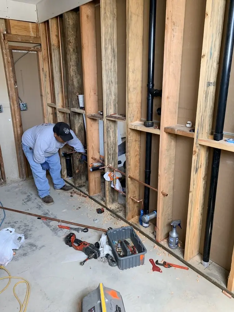 Commercial rough-in plumbing for Gas Line Repair in Marlboro Village